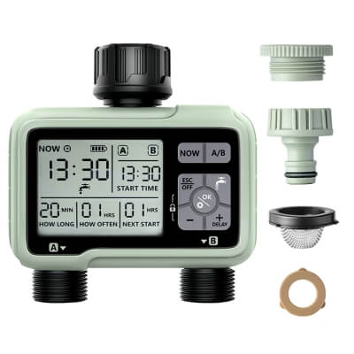 Двухканальный цифровой программируемый таймер полива EcoPulse-3